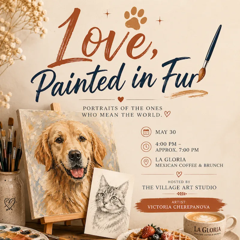 Love, Painted in Fur - A Pet Portrait Painting Experience